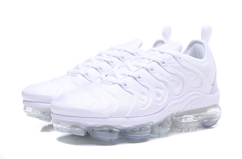 Men Nike Air Max TN Plus All White Shoes